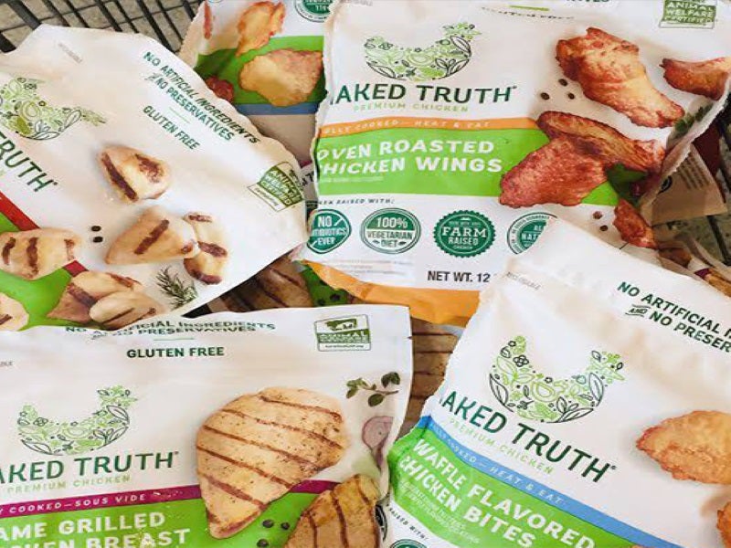 The Global Animal Partnership (GAP) Step-2 rated NAKED TRUTH® products are available in more than 270 stores of US supermarket chain Harris Teeter. Credit: Wayne Farms, LLC.